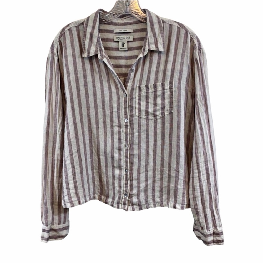 Rachel Zoe 100% Linen Shirt
